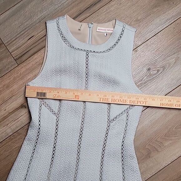 Rebecca Taylor Grey Dress Women’s Size 2 - Picture 6 of 8